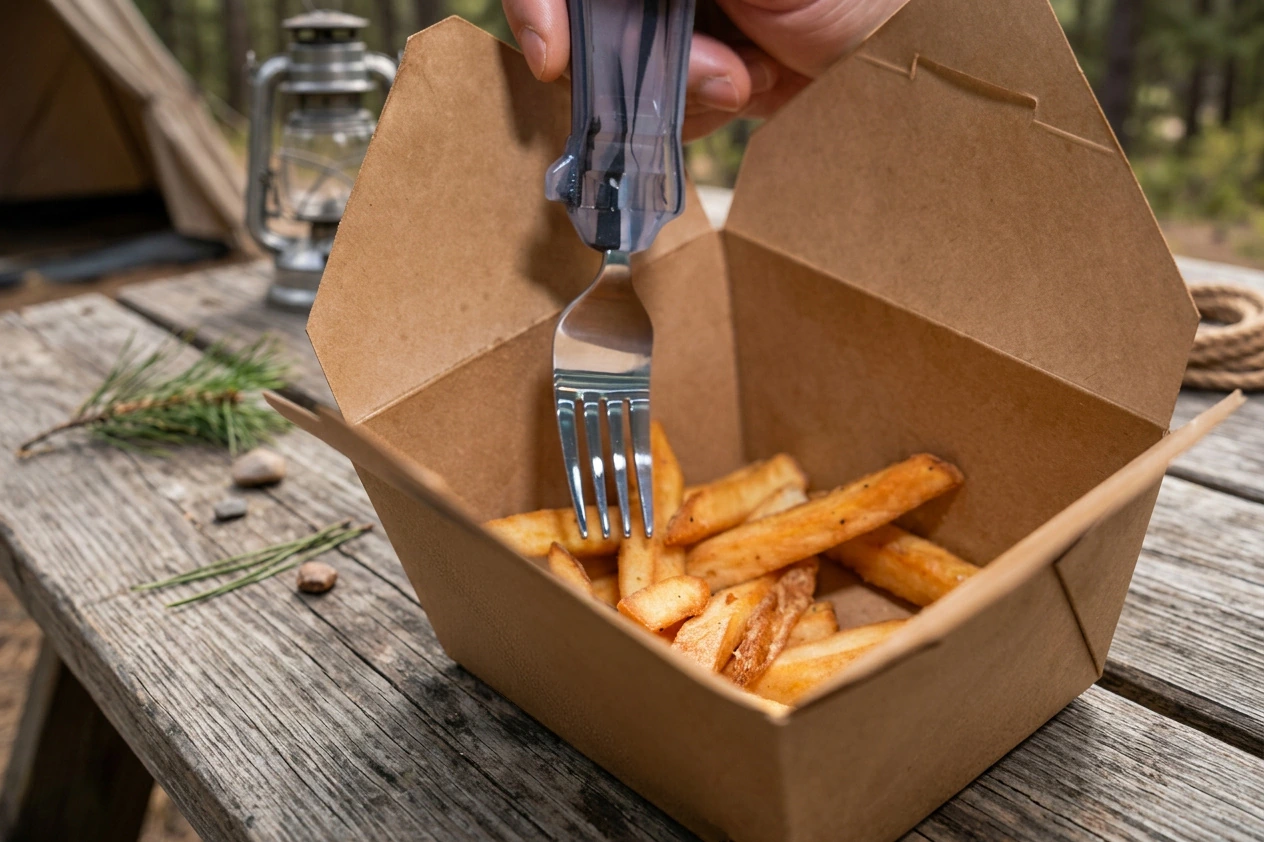 Campers Eating Utensils - Image 8