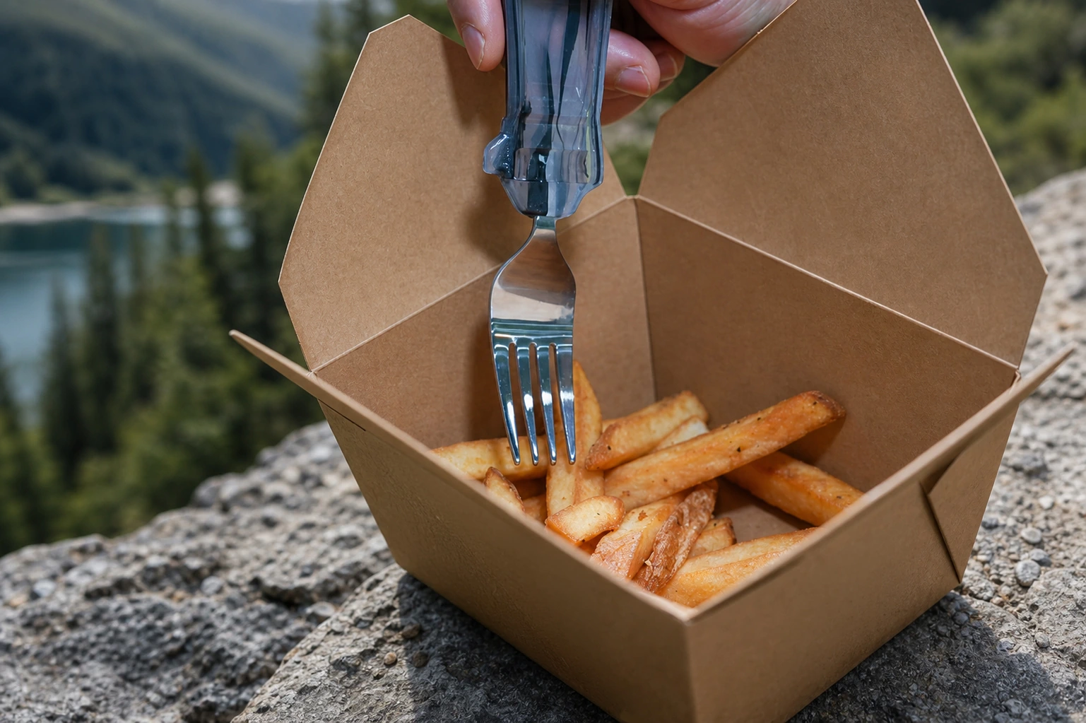 Campers Eating Utensils - Image 7