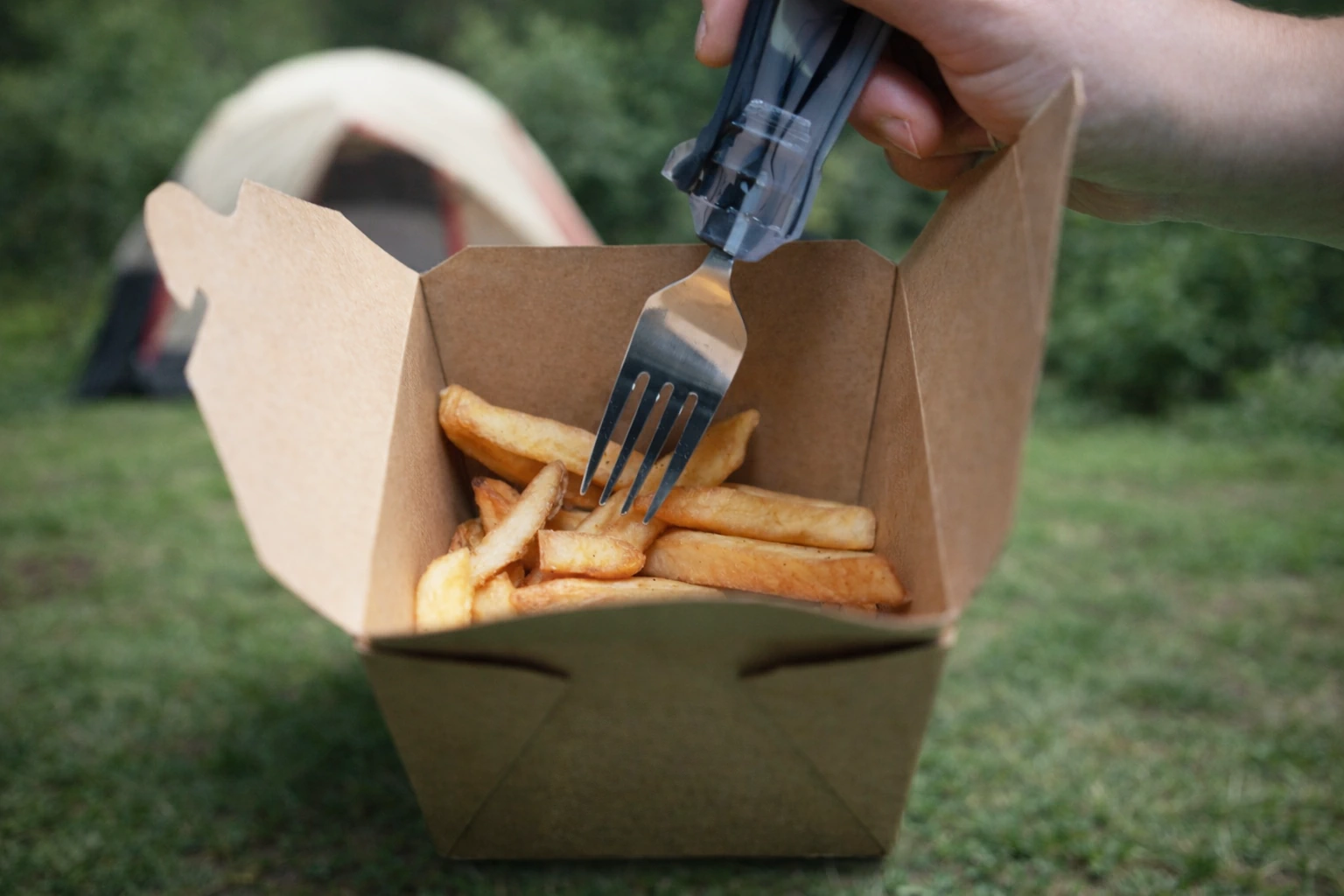 Campers Eating Utensils - Image 6