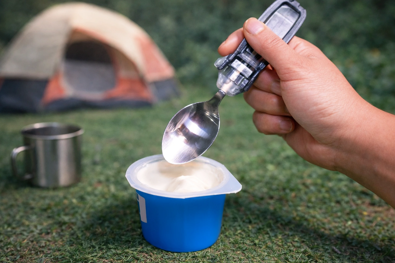 Campers Eating Utensils - Image 3